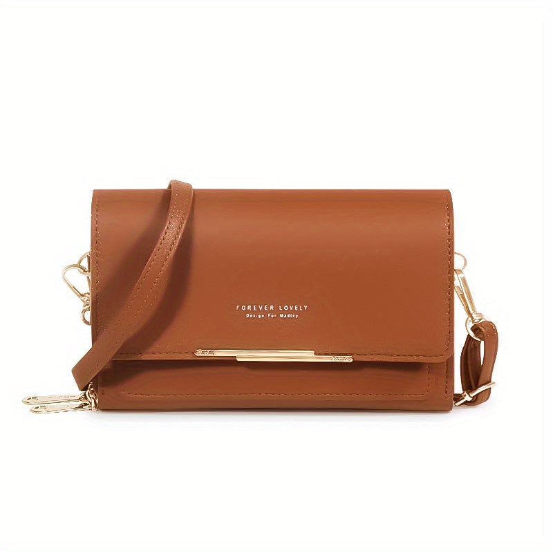 Bolsa Crossbody Pequeña para Mujer con Porta Celular y Tarjetero