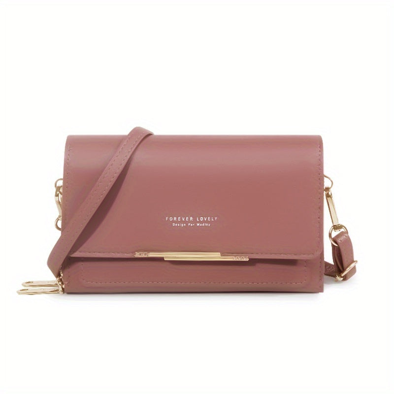 Bolsa Crossbody Pequeña para Mujer con Porta Celular y Tarjetero