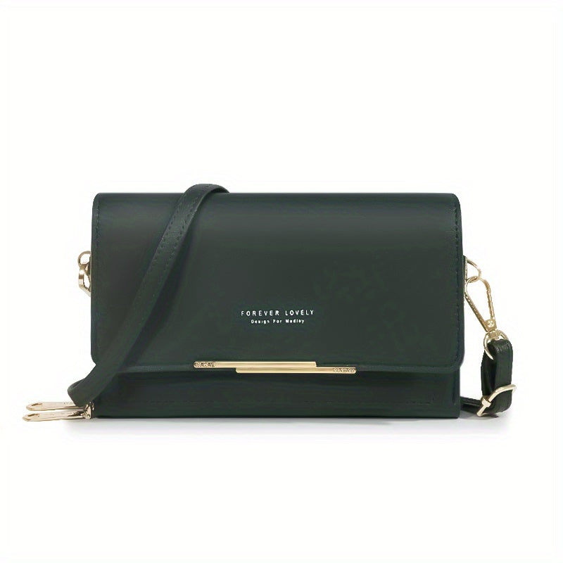 Bolsa Crossbody Pequeña para Mujer con Porta Celular y Tarjetero