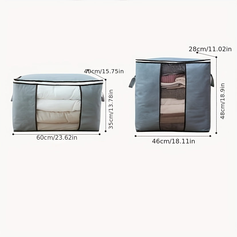 Bolsa Organizadora con Ventana Transparente para Ropa y Edredones