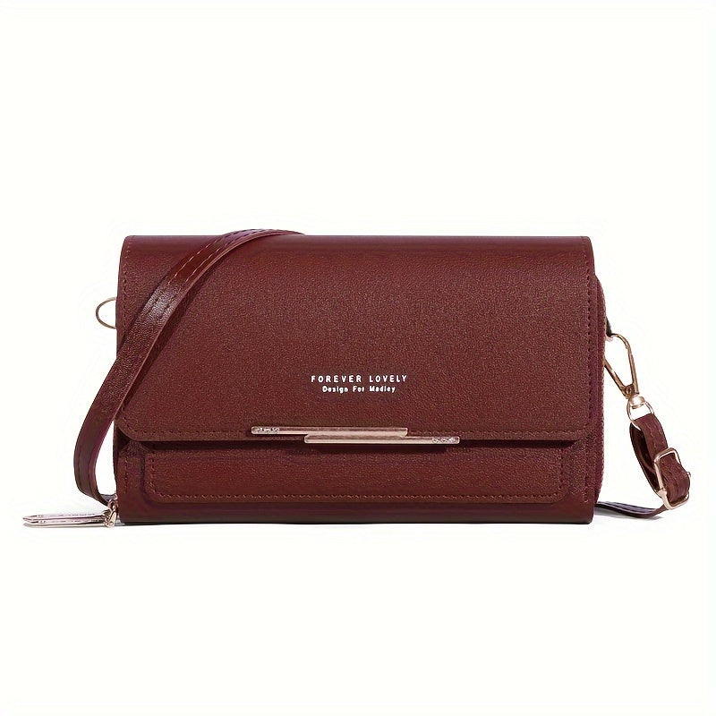 Bolsa Crossbody Pequeña para Mujer con Porta Celular y Tarjetero