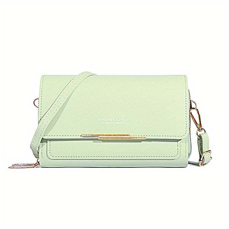 Bolsa Crossbody Pequeña para Mujer con Porta Celular y Tarjetero
