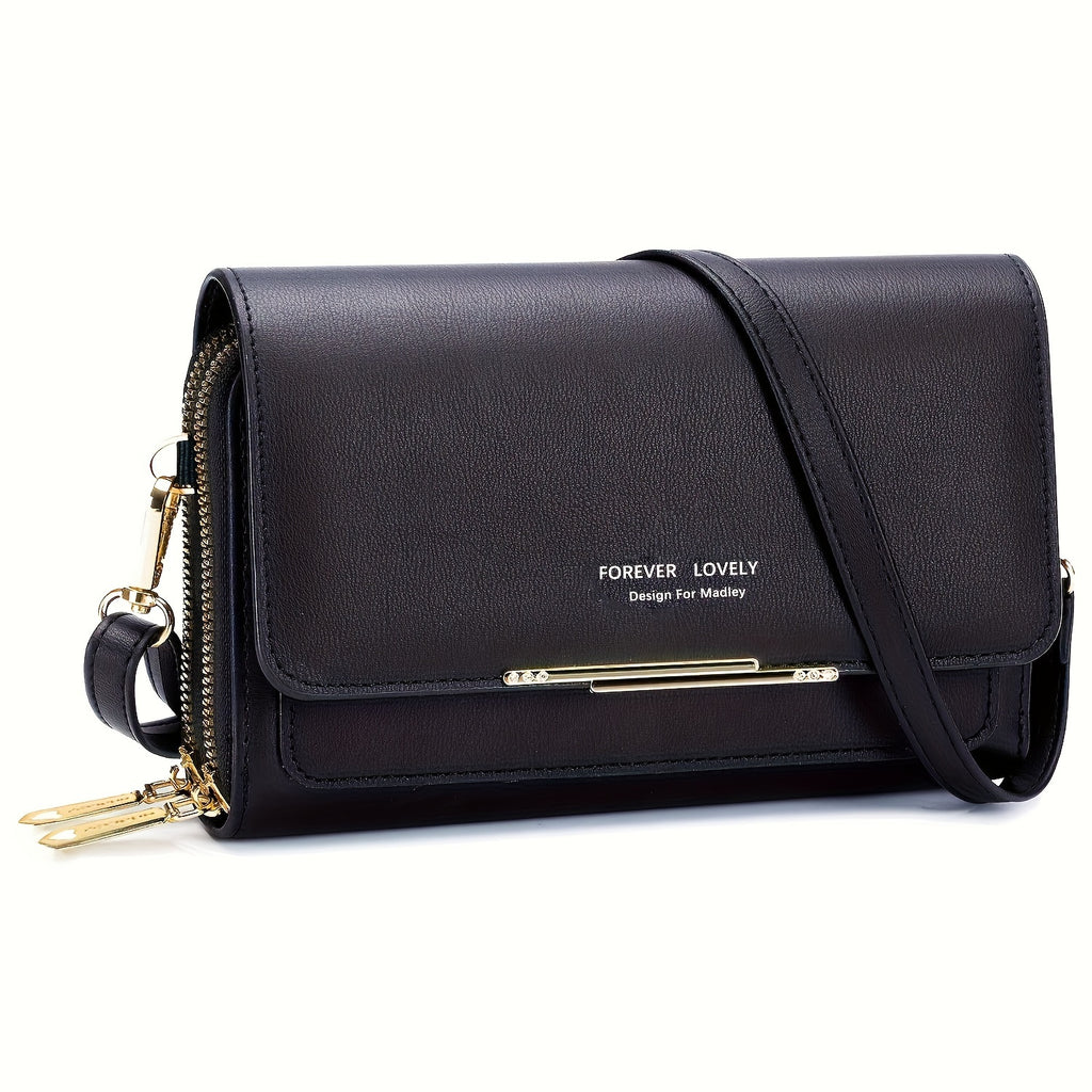 Bolsa Crossbody Pequeña para Mujer con Porta Celular y Tarjetero