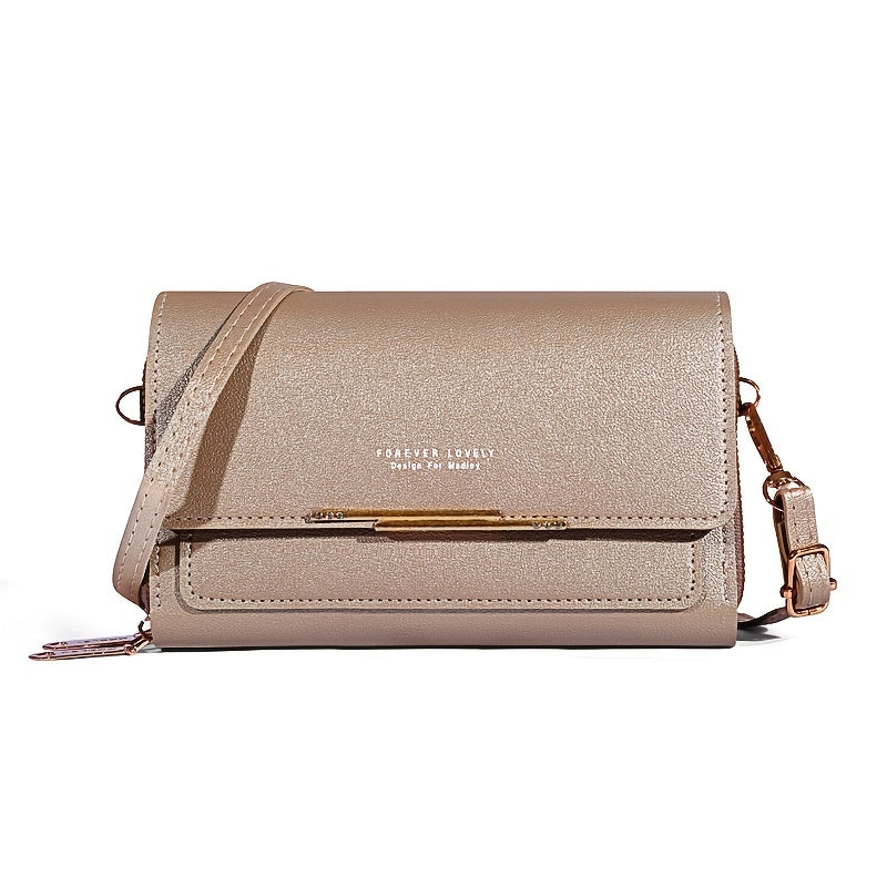 Bolsa Crossbody Pequeña para Mujer con Porta Celular y Tarjetero