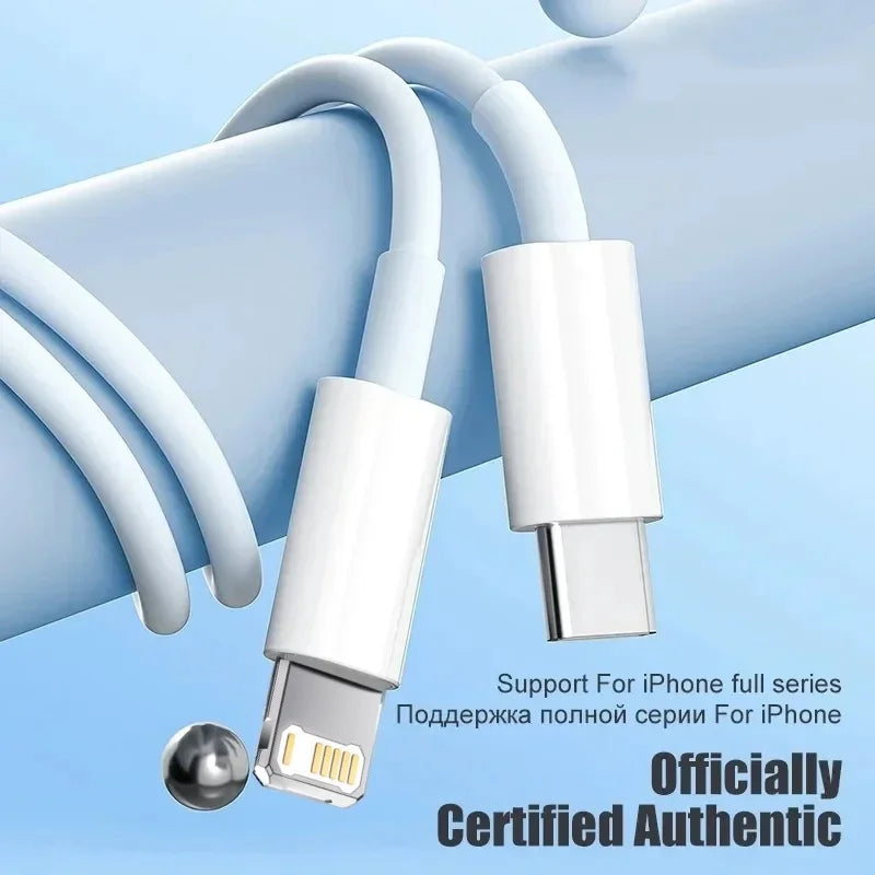 Cable USB-C de Carga Rápida 35W para iPhone
