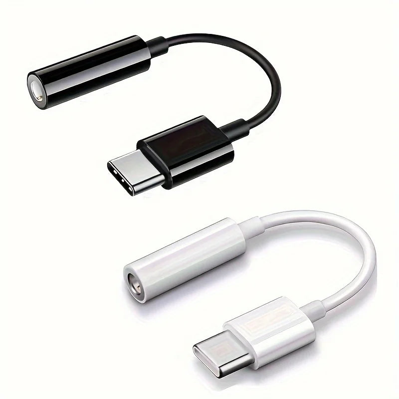 Adaptador USB Type-C a Jack 3.5mm - Cable de Audio Universal
