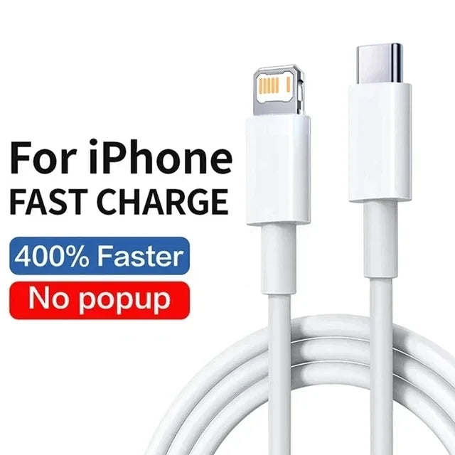 Cable USB-C de Carga Rápida 35W para iPhone