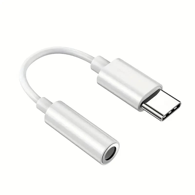 Adaptador USB Type-C a Jack 3.5mm - Cable de Audio Universal