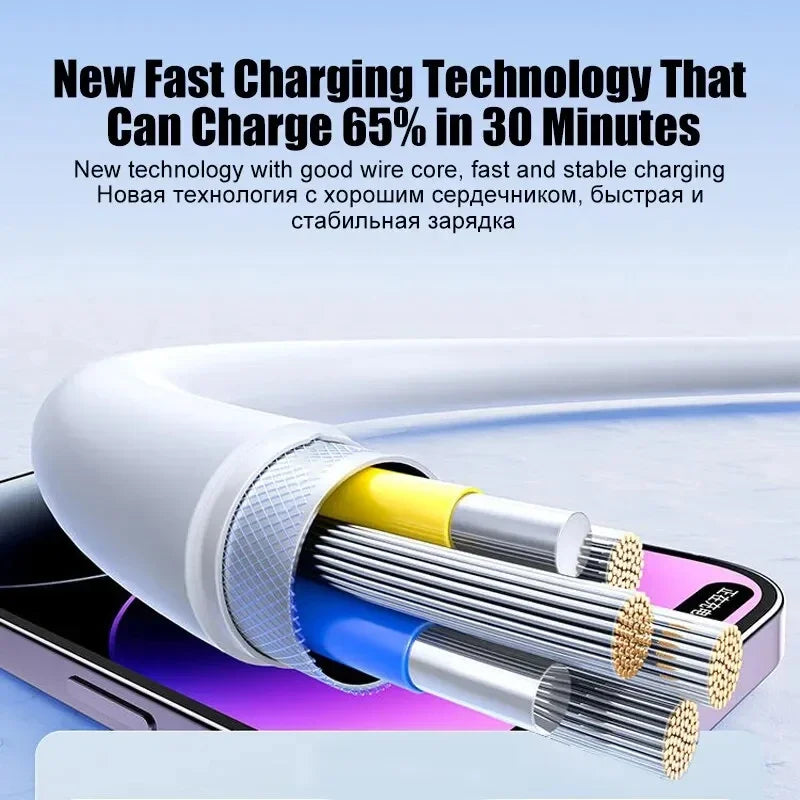 Cable USB-C de Carga Rápida 35W para iPhone