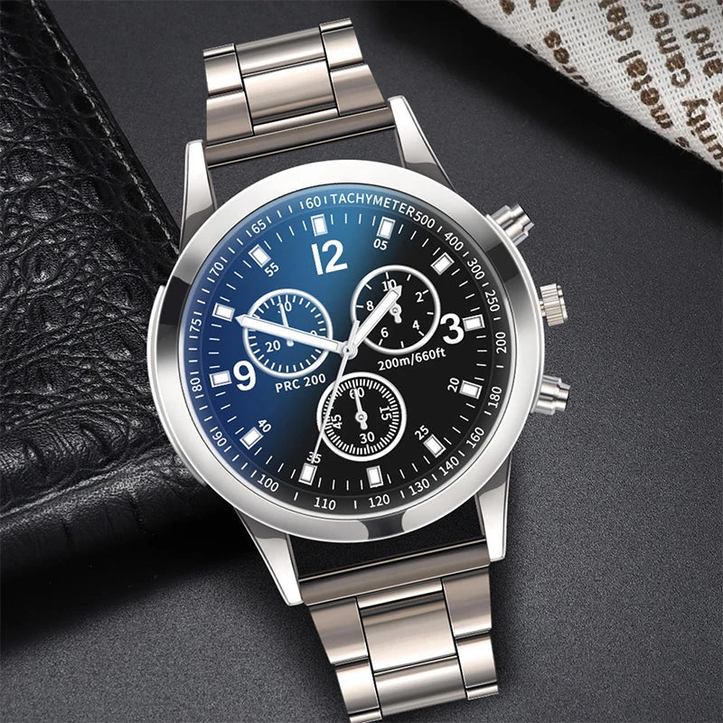 Reloj Yolako para Hombre con Pulsera - Set de Acero Inoxidable Elegante
