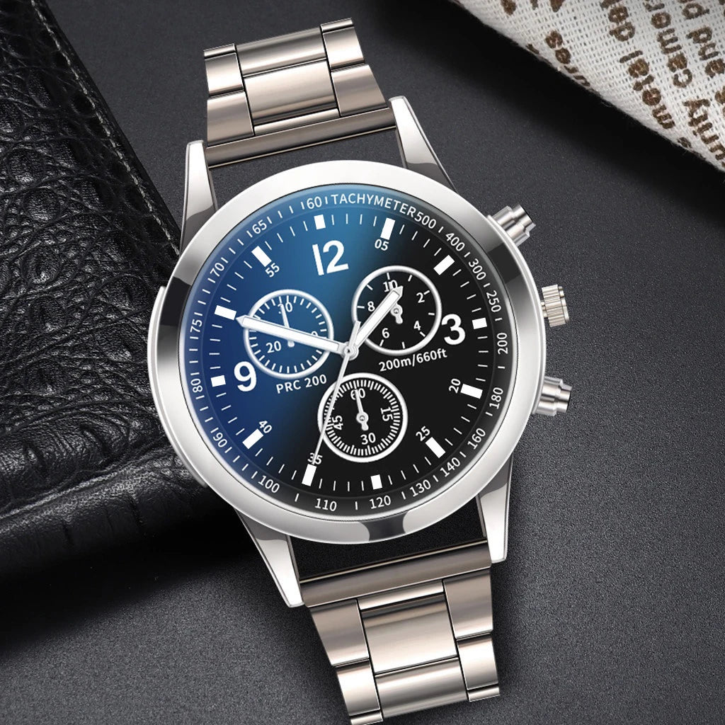 Reloj Yolako para Hombre con Pulsera - Set de Acero Inoxidable Elegante