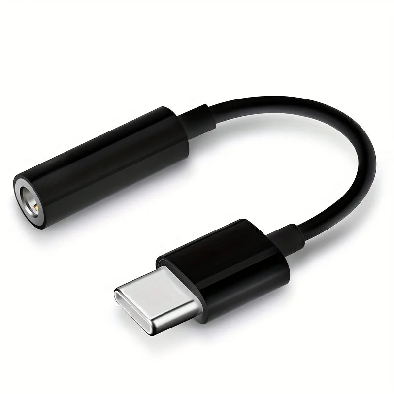 Adaptador USB Type-C a Jack 3.5mm - Cable de Audio Universal