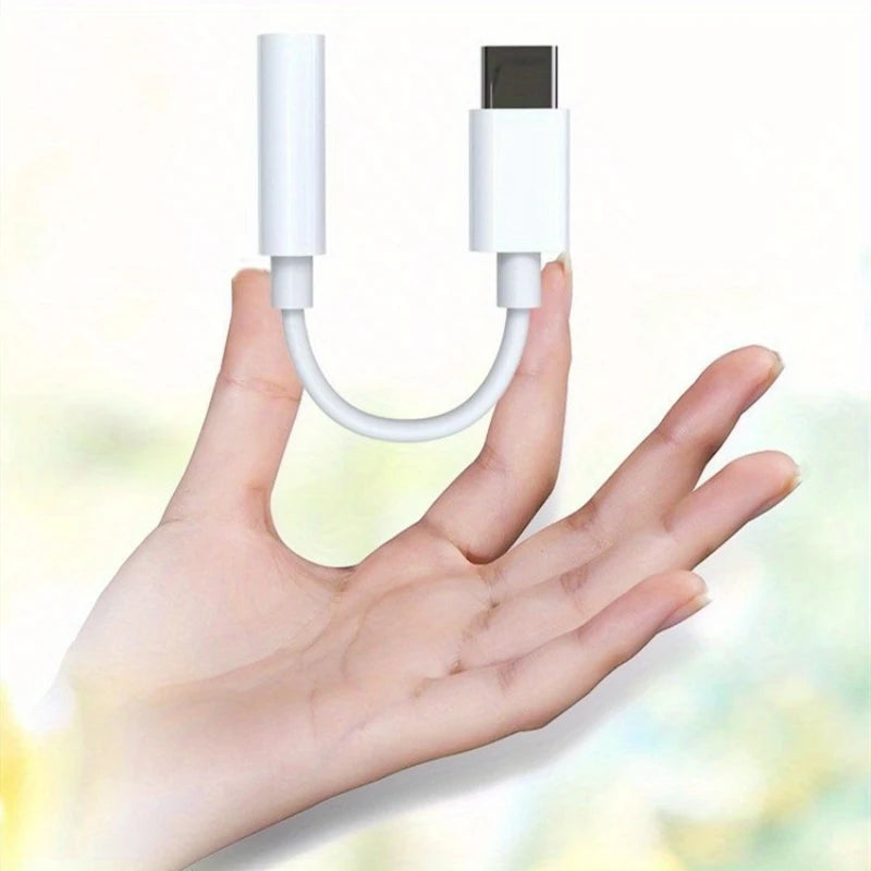 Adaptador USB Type-C a Jack 3.5mm - Cable de Audio Universal