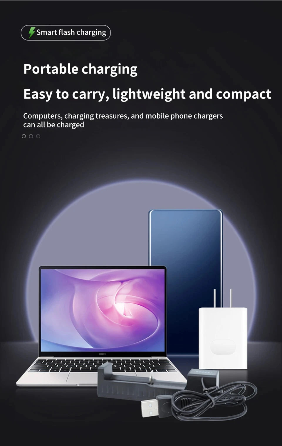 Cargador de Baterías 18650 USB - 1, 2 o 4 Ranuras con Indicador LED