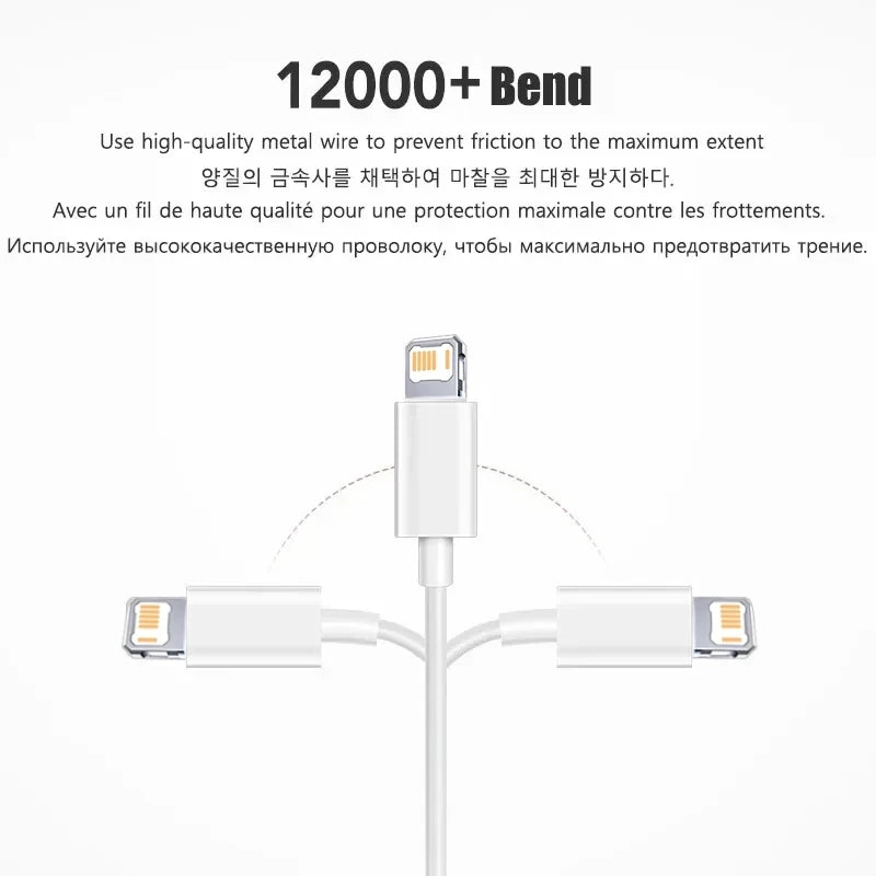 Cable USB-C de Carga Rápida 35W para iPhone