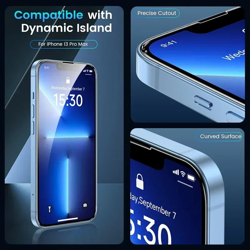 Vidrio Templado para iPhone (5 piezas) - Compatible con iPhone 6 al 17