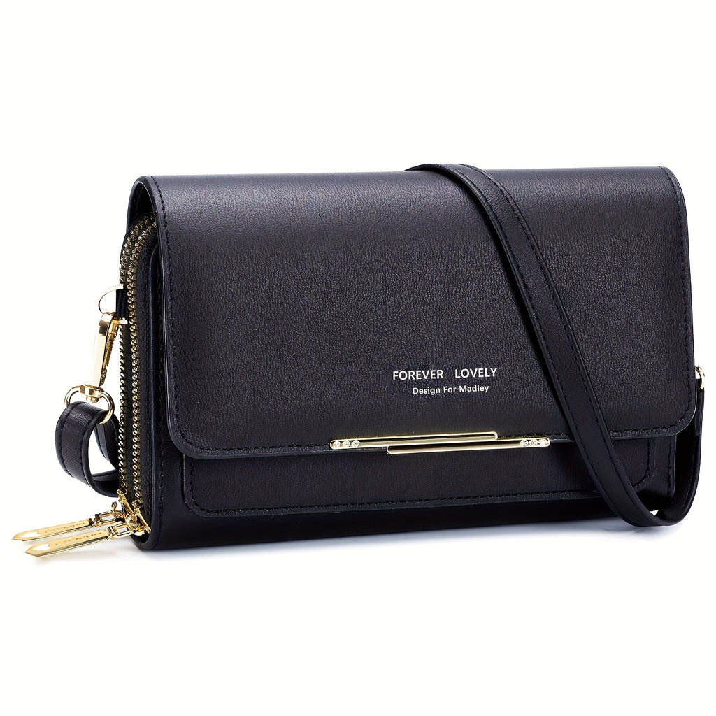 Bolsa Crossbody Pequeña para Mujer con Porta Celular y Tarjetero