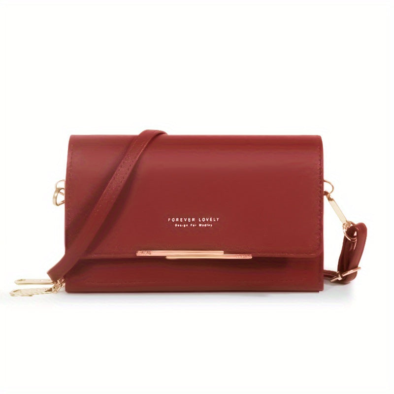 Bolsa Crossbody Pequeña para Mujer con Porta Celular y Tarjetero