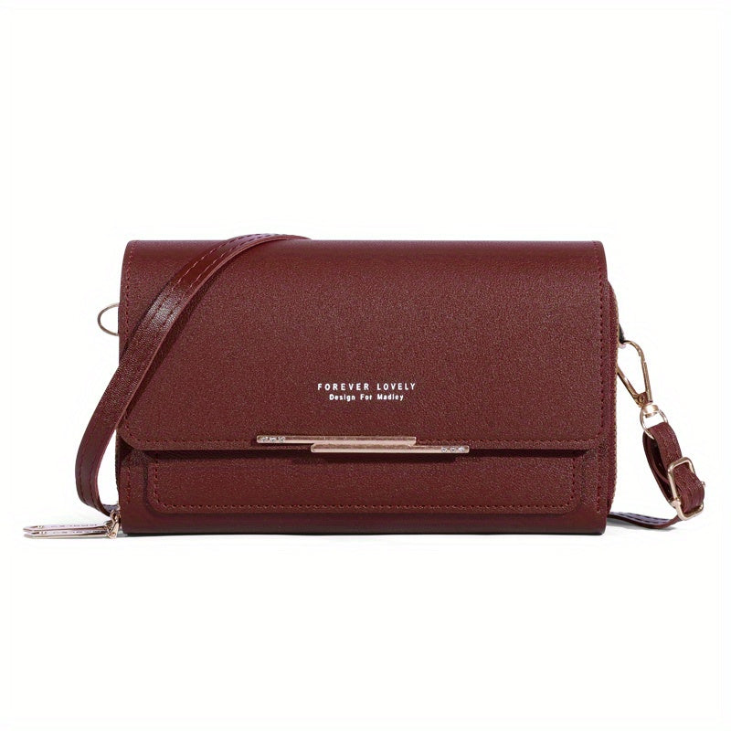 Bolsa Crossbody Pequeña para Mujer con Porta Celular y Tarjetero