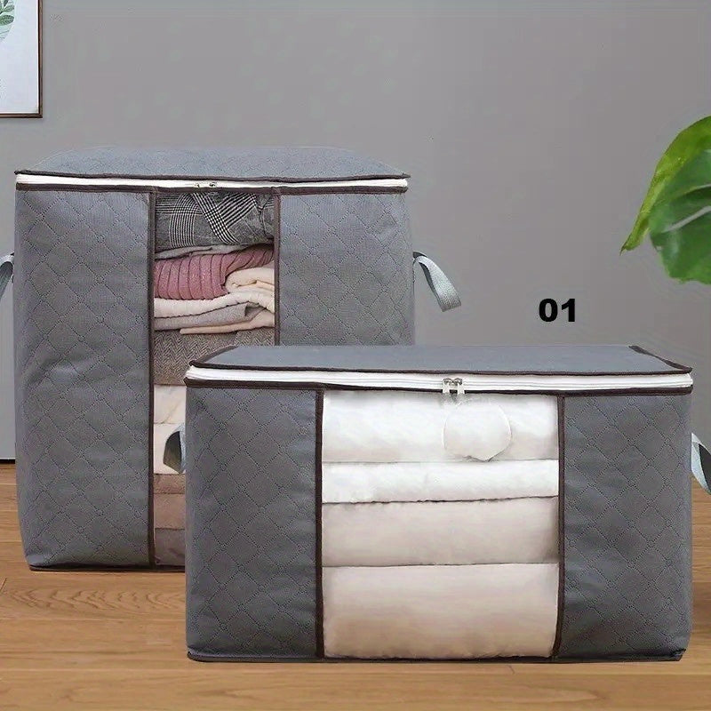 Bolsa Organizadora con Ventana Transparente para Ropa y Edredones
