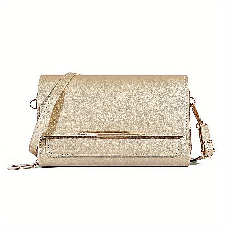 Bolsa Crossbody Pequeña para Mujer con Porta Celular y Tarjetero